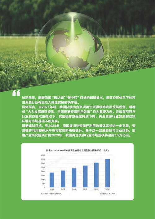 全球资源循环产业发展趋势 2024年我国再生资源回收总量超4亿吨
